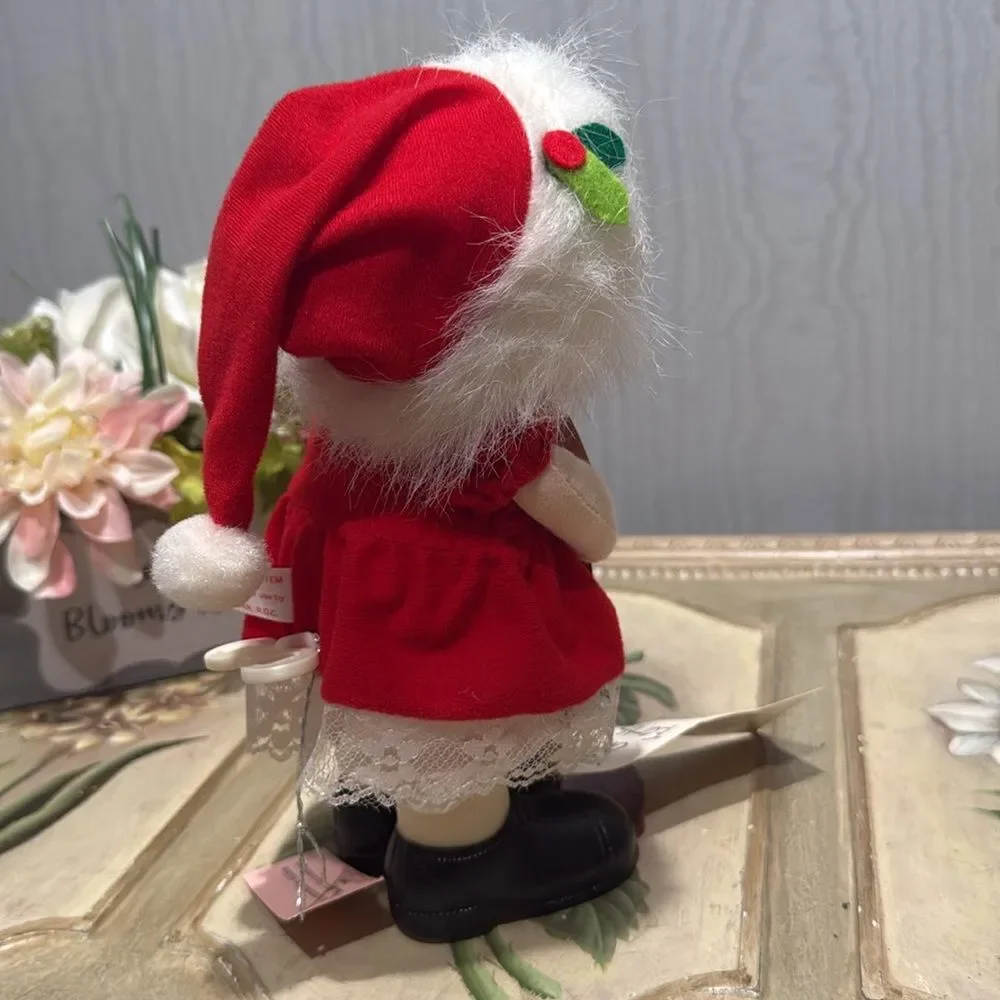 Vintage Cuddle Kidz Animated Musical Christmas Doll List Wind Up